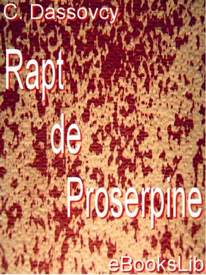 cover image of Rapt de Proserpine
